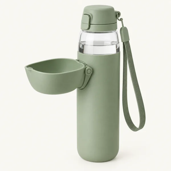 Sanorea 2.2L Large Capacity Portable Dog Water Bottle for Walking, Hiking & Travel
