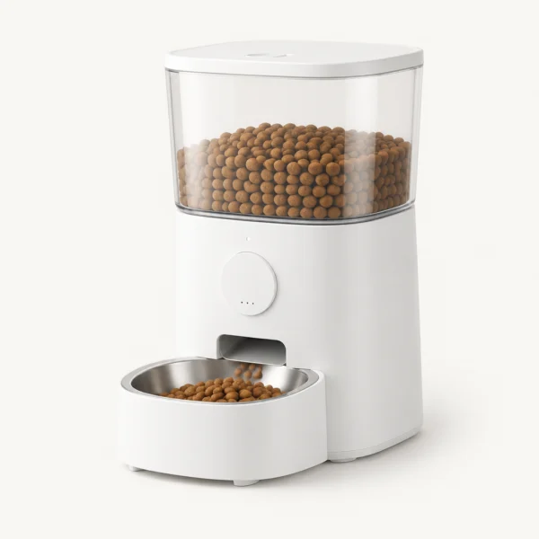 Sanorea Automatic Pet Feeder with Timed Feeding for Cats & Dogs